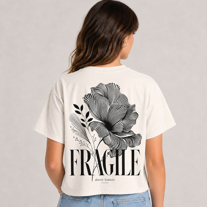 T-shirt boxy « Fragile » – EVERYDAY