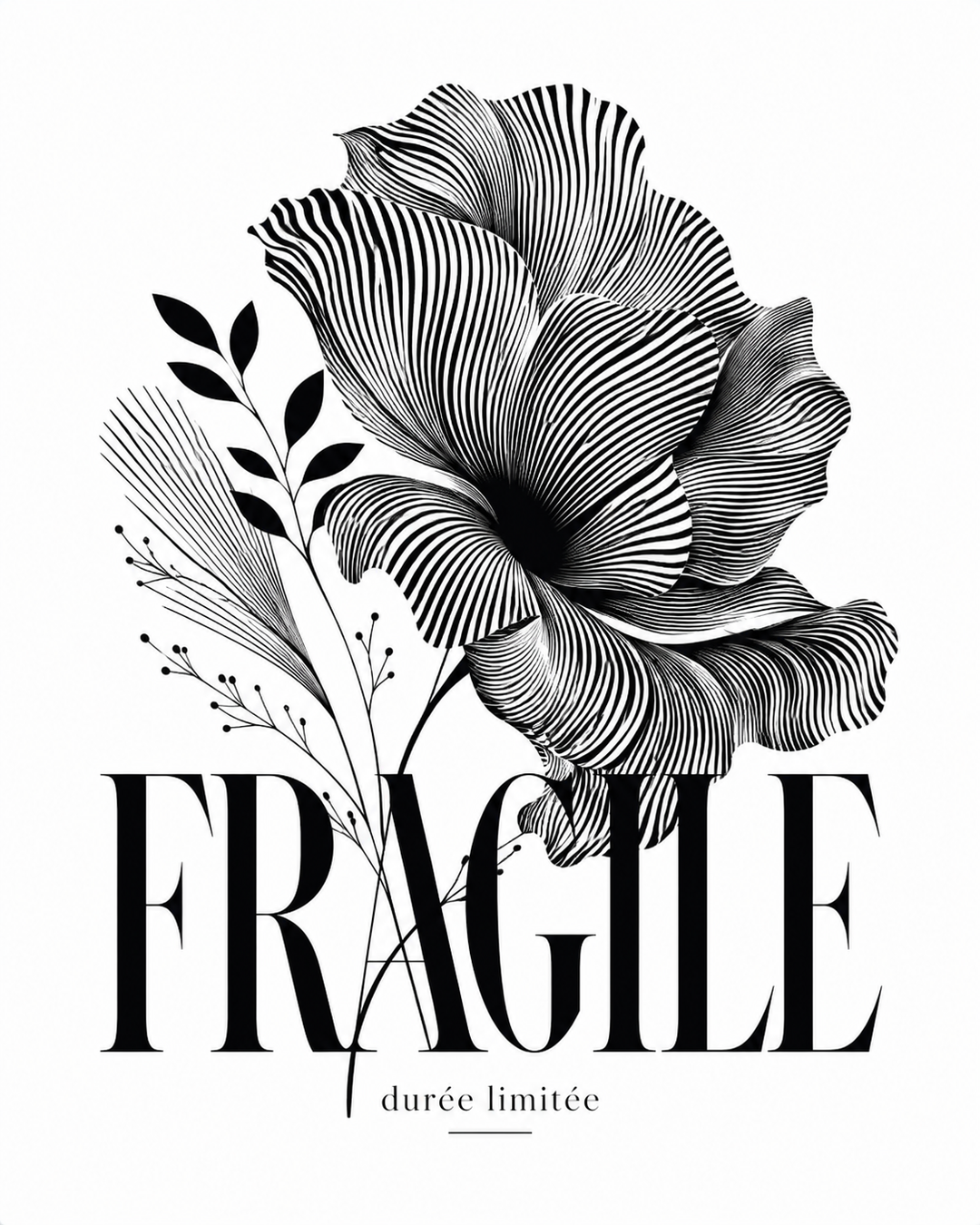 T-shirt boxy « Fragile » – EVERYDAY