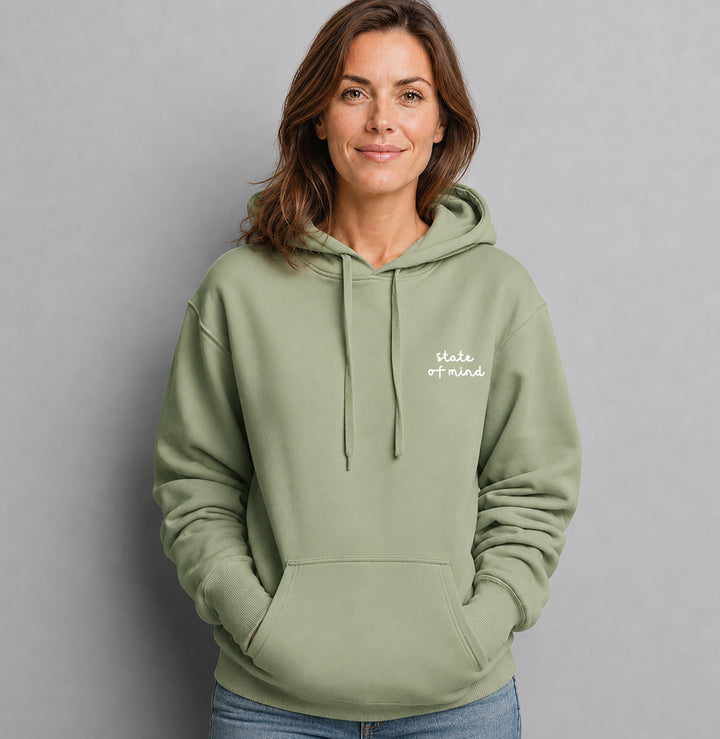 Hoodie ESPRIT LIBRE sauge – Confort Everyday