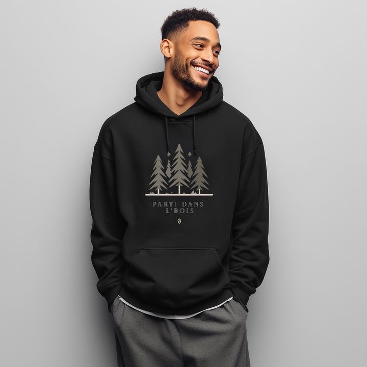 HOODIE EVERYDAY « Parti dans l’bois » – Confort classique