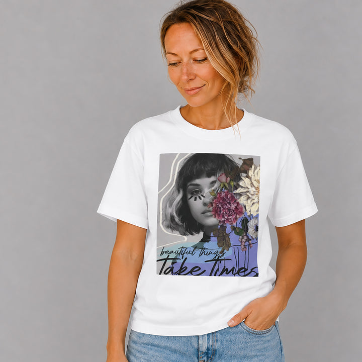 Loose Cotton T-shirt - BEAUTIFUL
