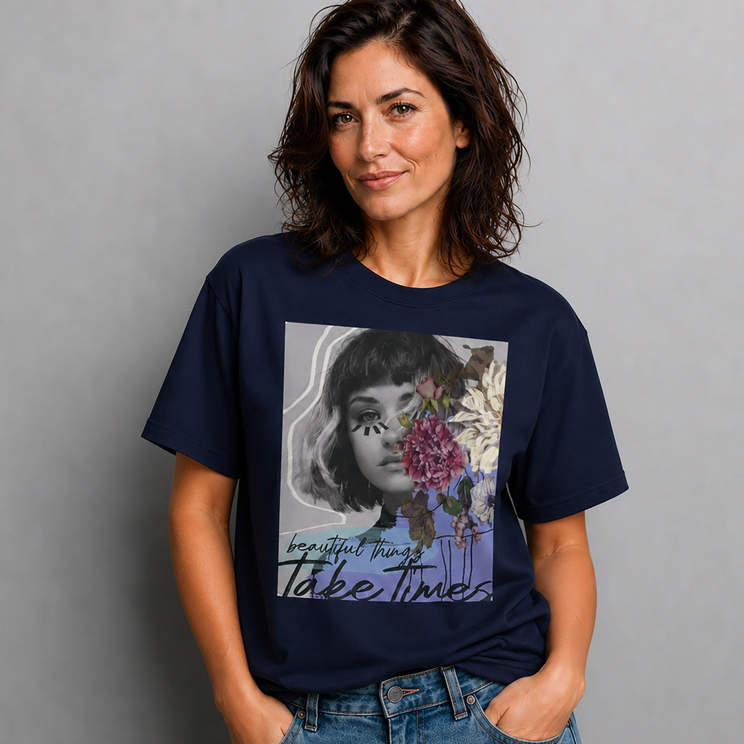 Loose Cotton T-shirt - BEAUTIFUL