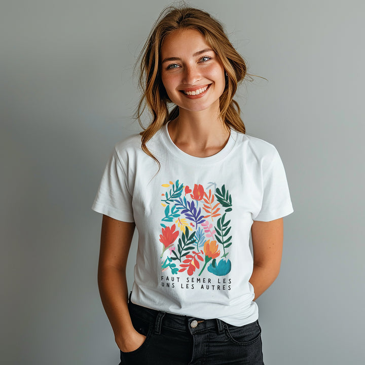 Loose Cotton T-shirt - MUST SOW EACH OTHER